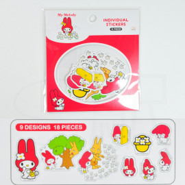 Sanrio Badtz-Maru Flake Sticker with Zipper Bag 4550337977910 Sanrio Badtz-Maru Flake Sticker with Zipper Bag 4550337977910